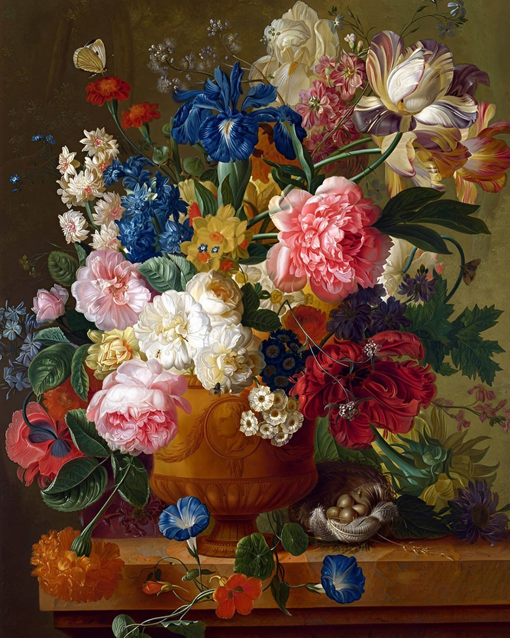 Klassischer Blumenstrauß Diamond Painting