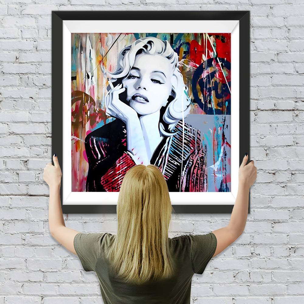 Klassisches Marilyn Monroe Foto Diamond Painting