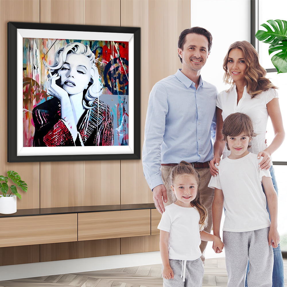 Klassisches Marilyn Monroe Foto Diamond Painting