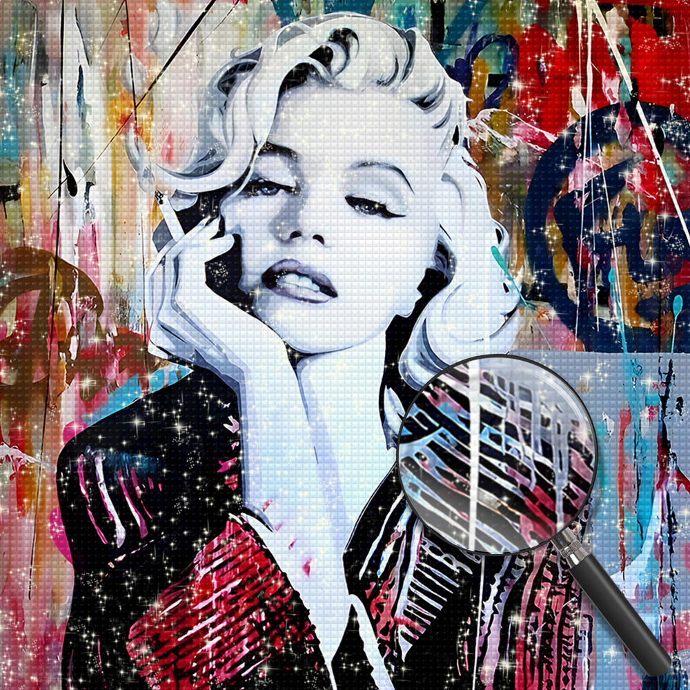 Klassisches Marilyn Monroe Foto Diamond Painting