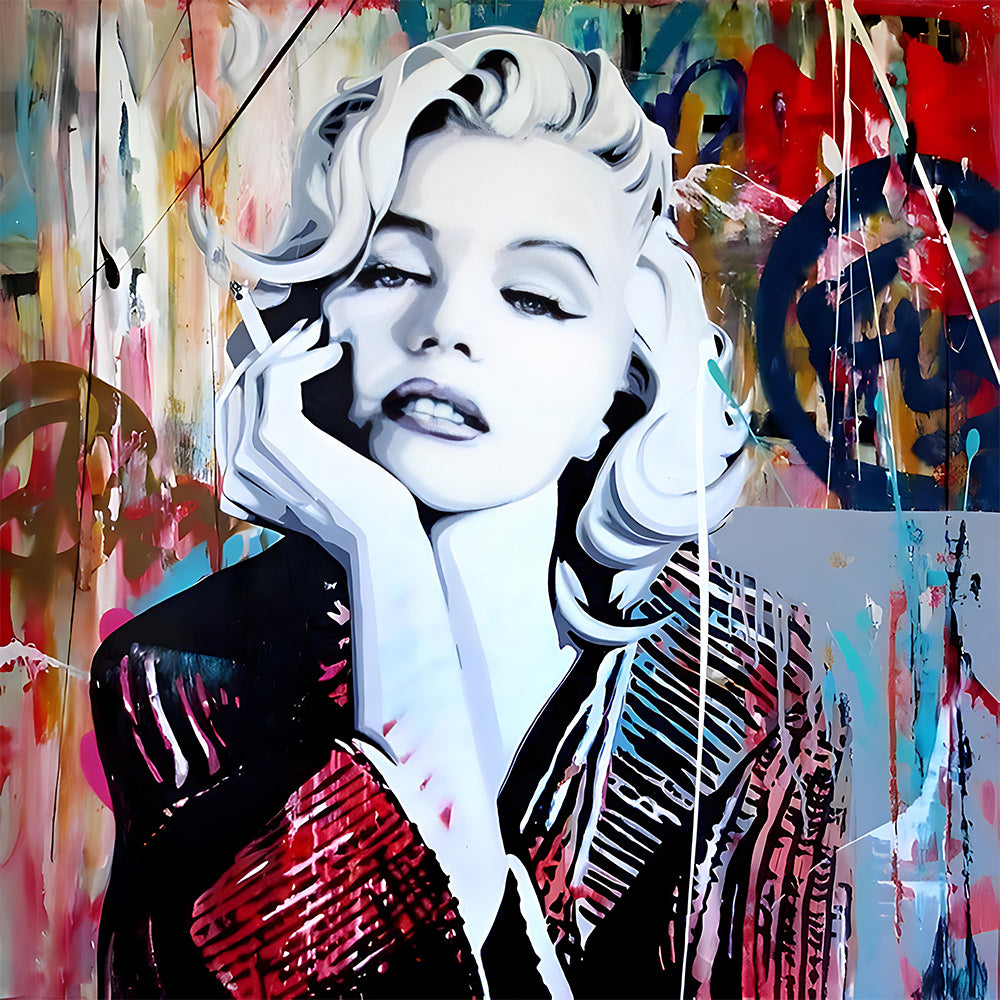 Klassisches Marilyn Monroe Foto Diamond Painting
