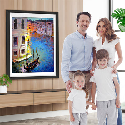 Kleine Boote in Venedig Diamond Painting