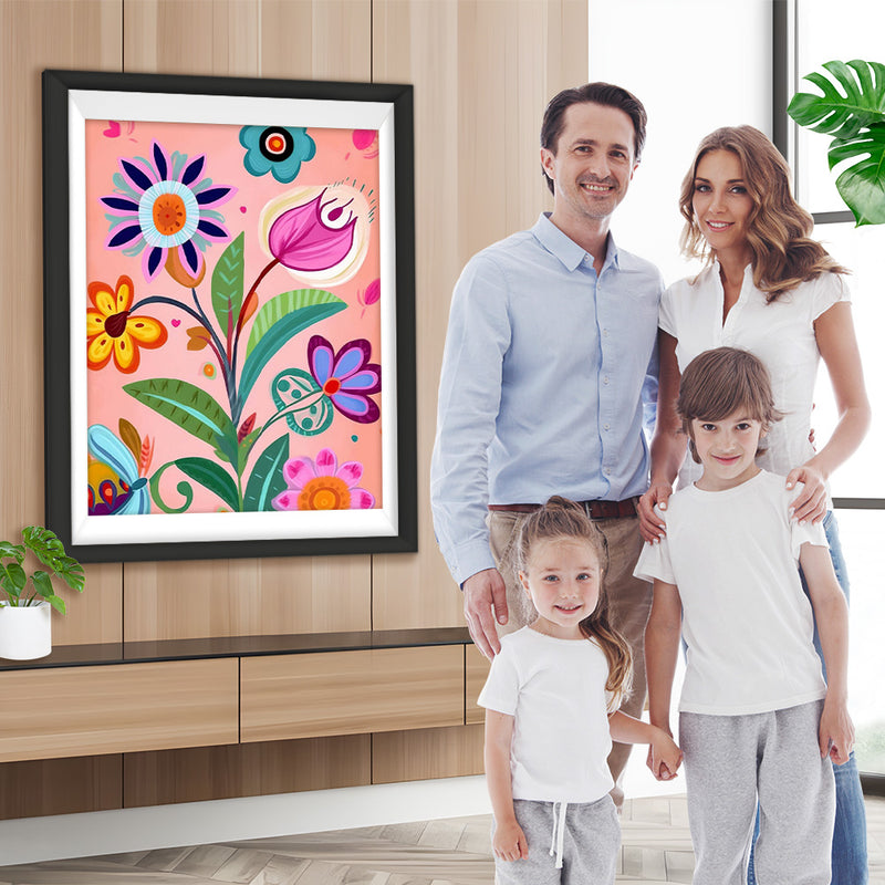 Kleine Cartoon-Blumen Diamond Painting