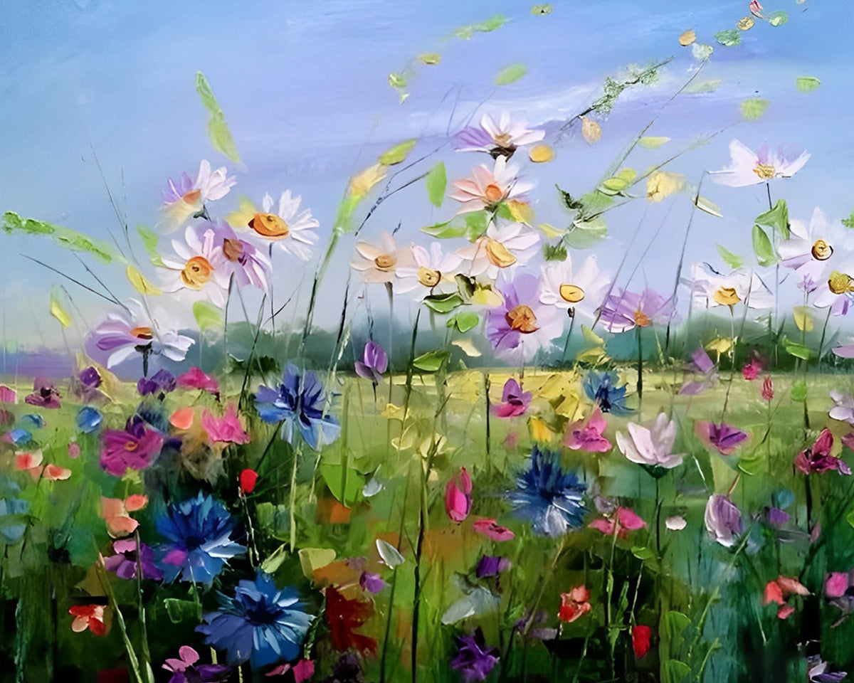 Kleine wilde Blumen Diamond Painting