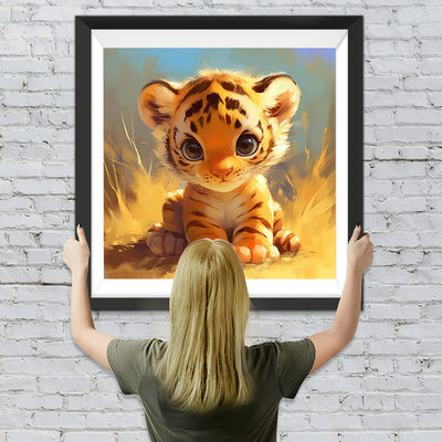 Kleiner Cartoon Tiger Diamond Painting