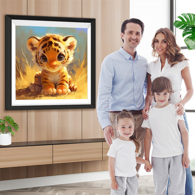 Kleiner Cartoon Tiger Diamond Painting