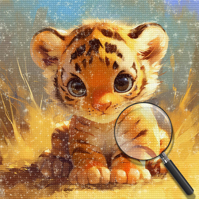 Kleiner Cartoon Tiger Diamond Painting