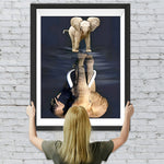 Kleiner Elefant, großer Elefant Diamond Painting