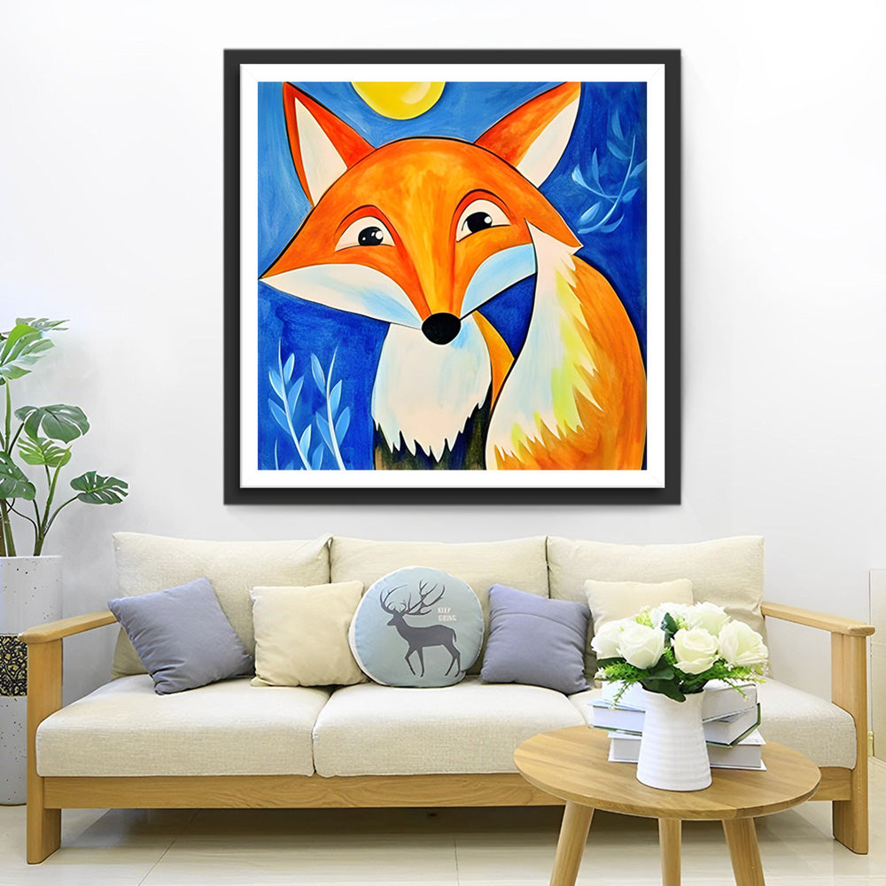 Kleiner Orangenfuchs Diamond Painting