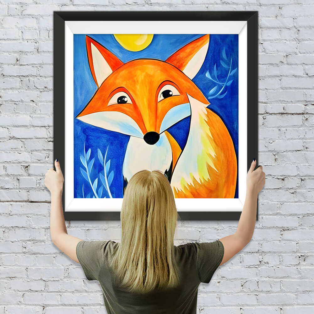 Kleiner Orangenfuchs Diamond Painting