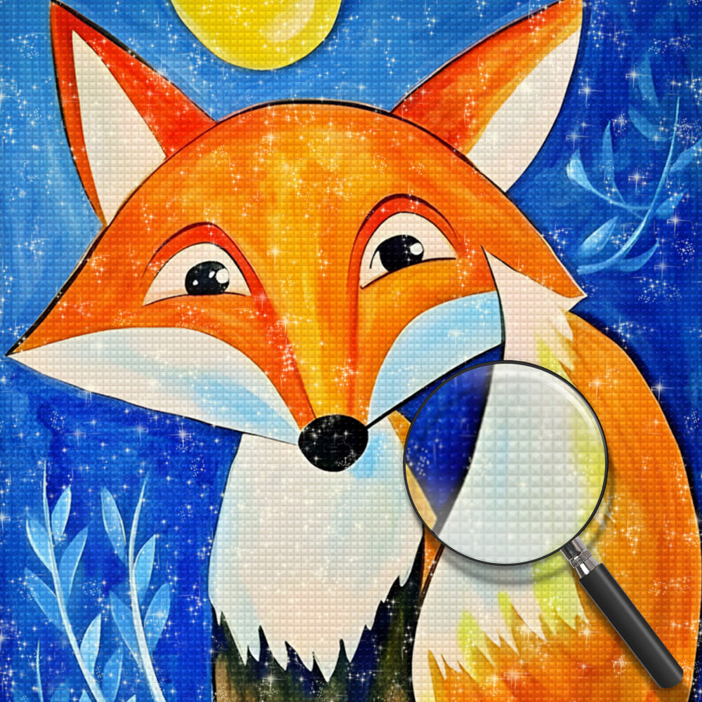 Kleiner Orangenfuchs Diamond Painting