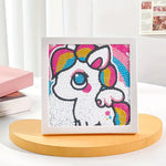 Kleines niedliches Einhorn Mini-Kristallpünktchen Diamond Painting