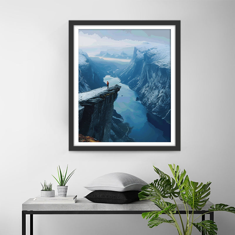 Klippe und Tal Diamond Painting