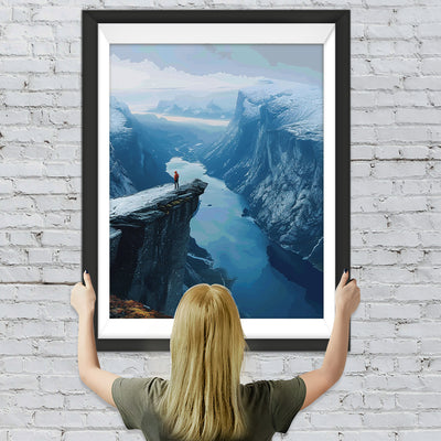 Klippe und Tal Diamond Painting