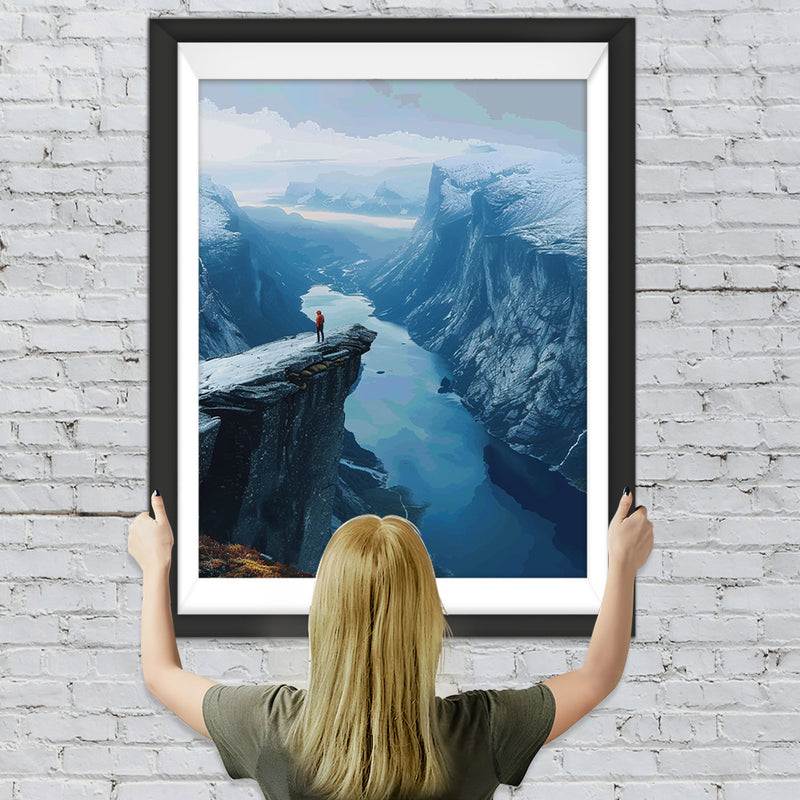 Klippe und Tal Diamond Painting
