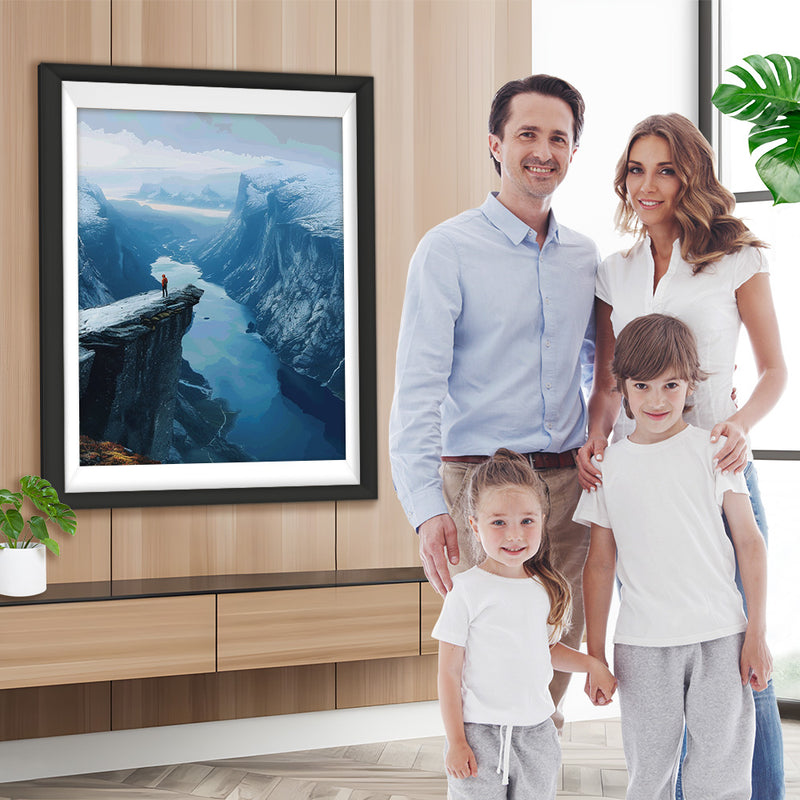Klippe und Tal Diamond Painting
