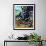 Kluge Eule und Mäuse Diamond Painting