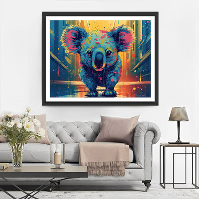 Koala in der Stadt Diamond Painting