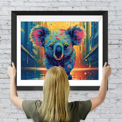 Koala in der Stadt Diamond Painting