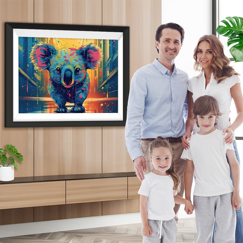 Koala in der Stadt Diamond Painting