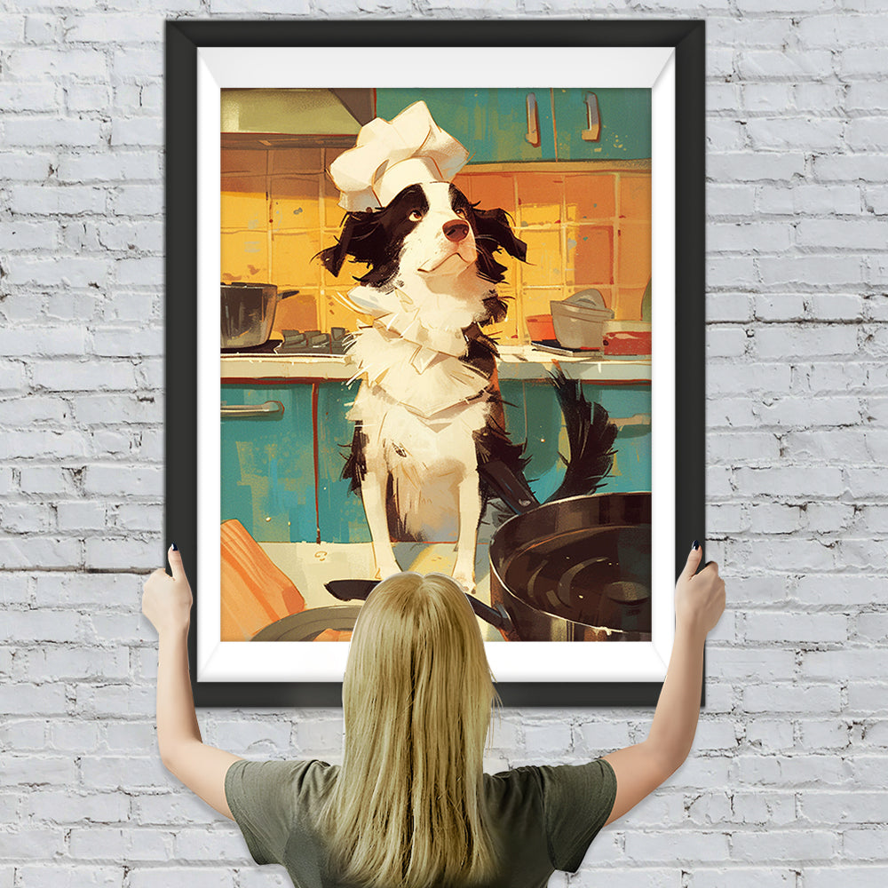 Koch Hund Diamond Painting