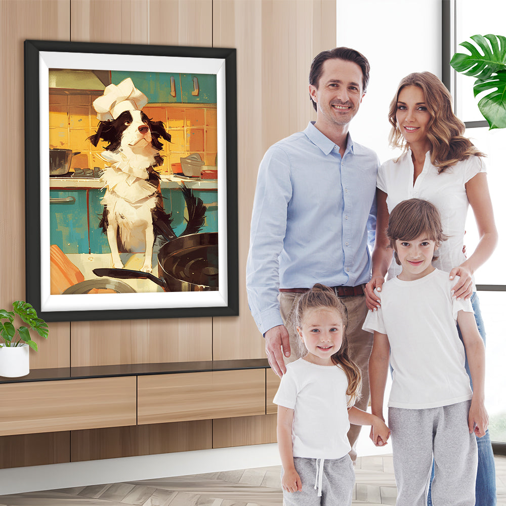 Koch Hund Diamond Painting