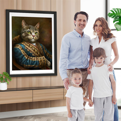 Königliche Katze Diamond Painting