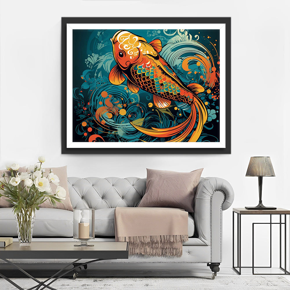 Koi Karpfen Diamond Painting