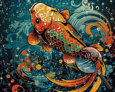 Koi Karpfen Diamond Painting
