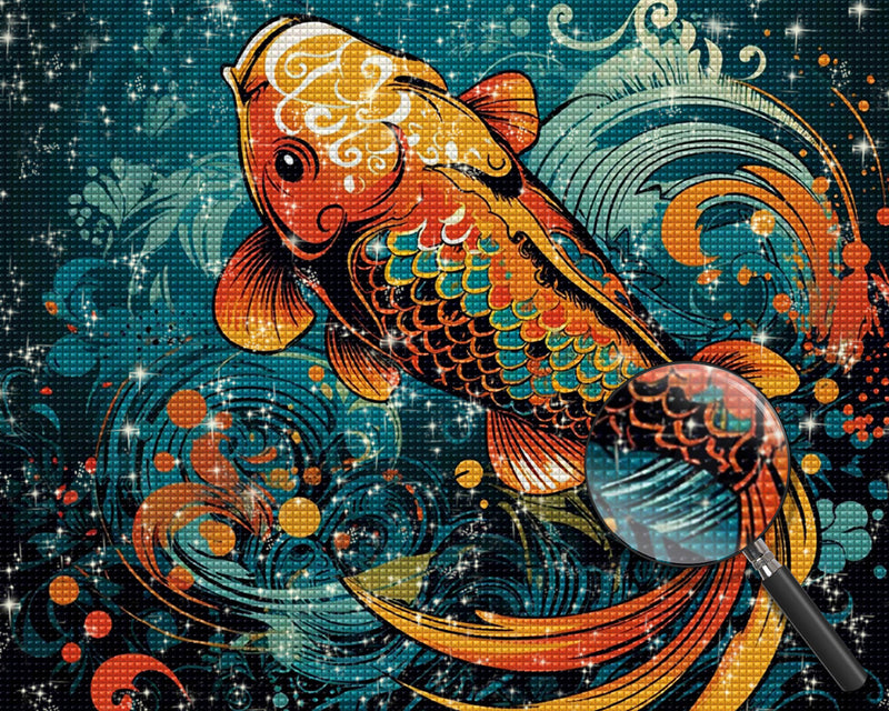 Koi Karpfen Diamond Painting