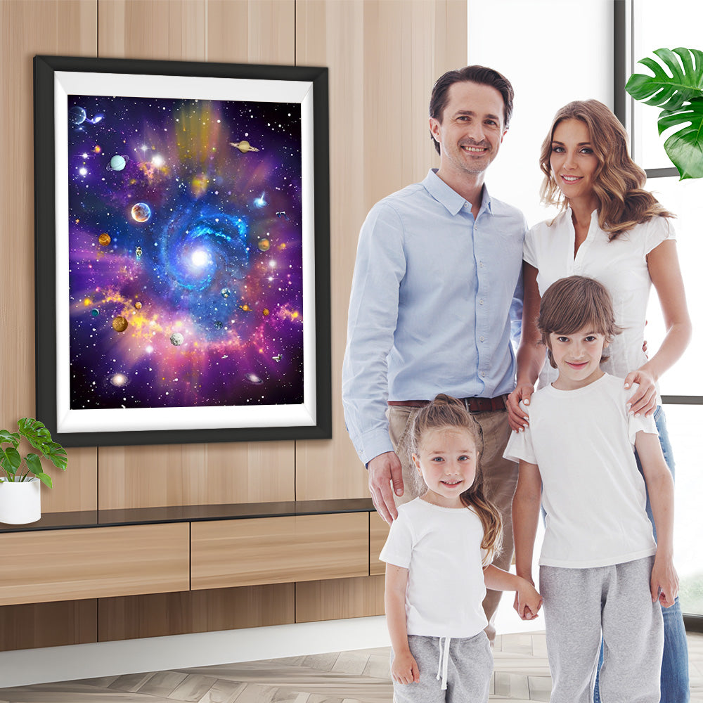 Kosmische Himmelskörper Diamond Painting