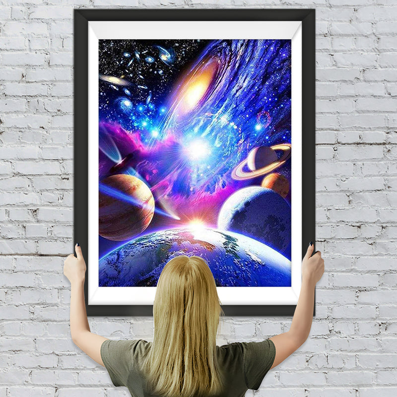 Kosmische Planeten Diamond Painting