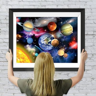 Kosmische Planeten Diamond Painting