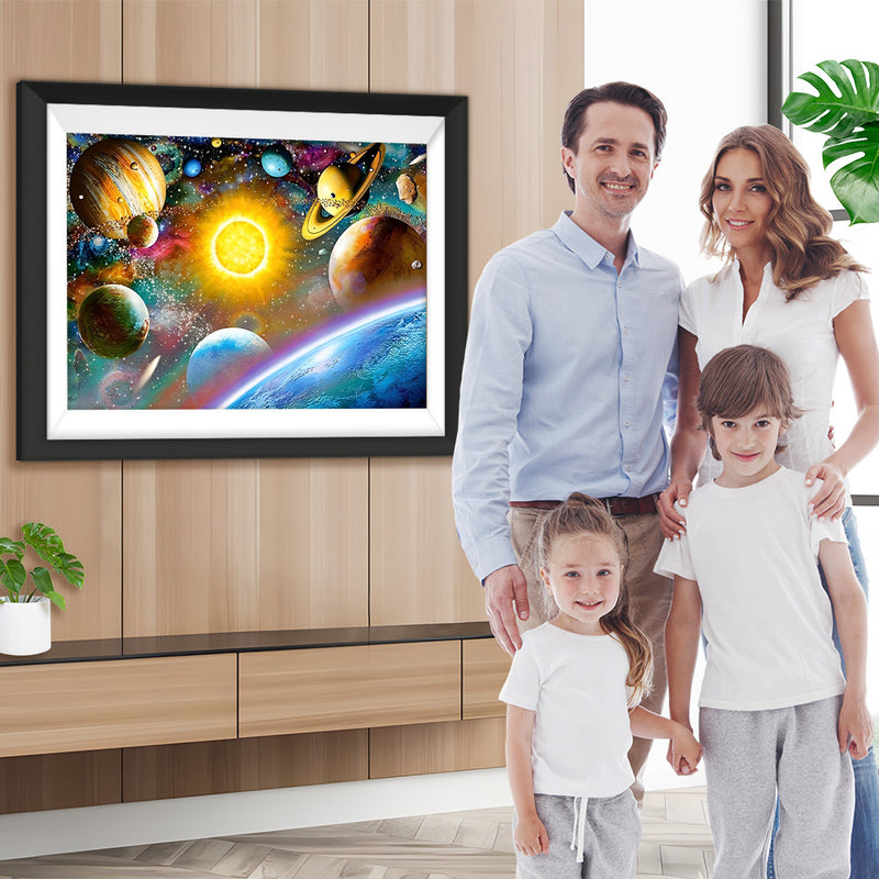 Kosmische Planeten Diamond Painting