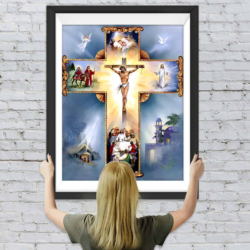 Kreuz Jesus Diamond Painting