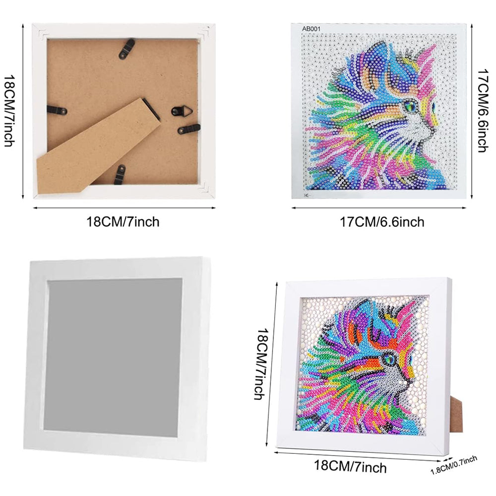 Kristall Punkt Diamond Painting Größe