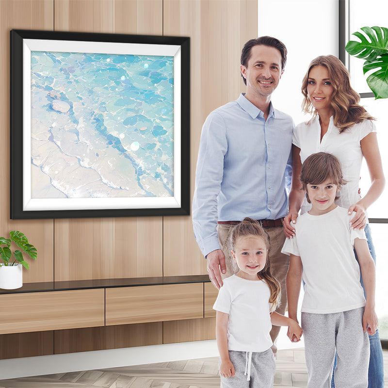 Kristallklare Gewässer Diamond Painting