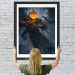 Kürbislaterne Dämon Diamond Painting