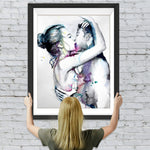 Küssendes Paar Diamond Painting