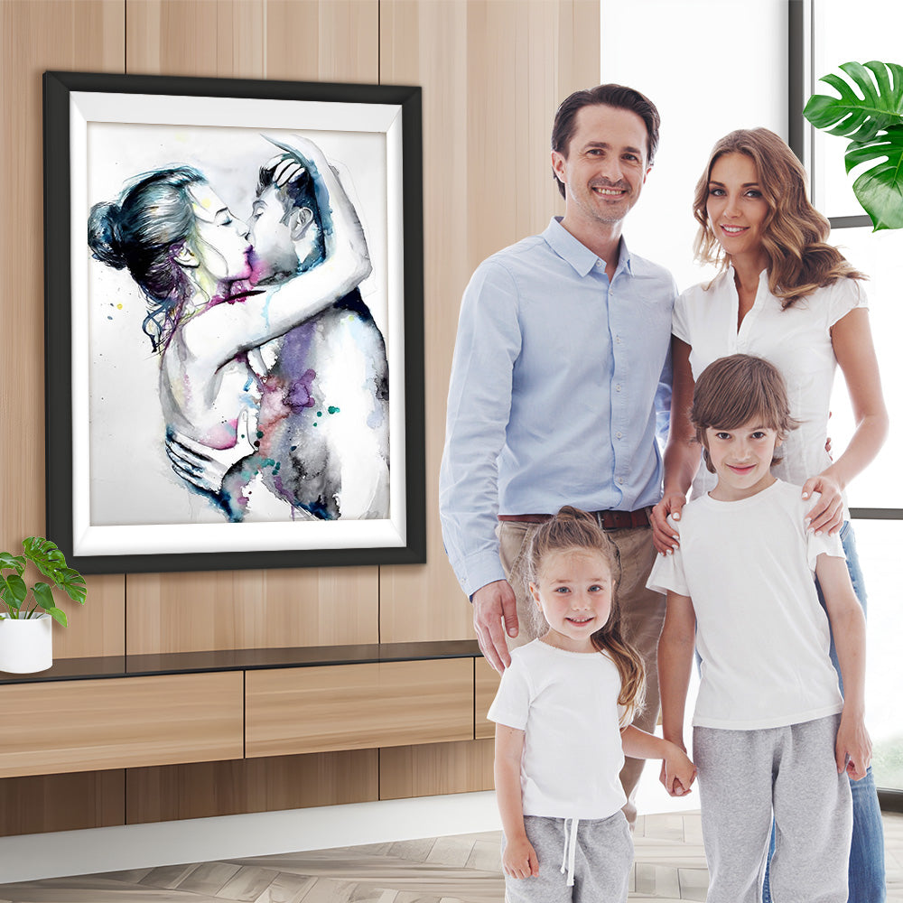 Küssendes Paar Diamond Painting