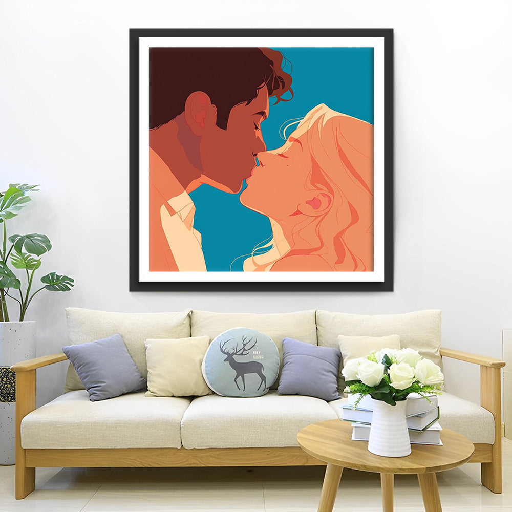 Küssendes Paar Diamond Painting