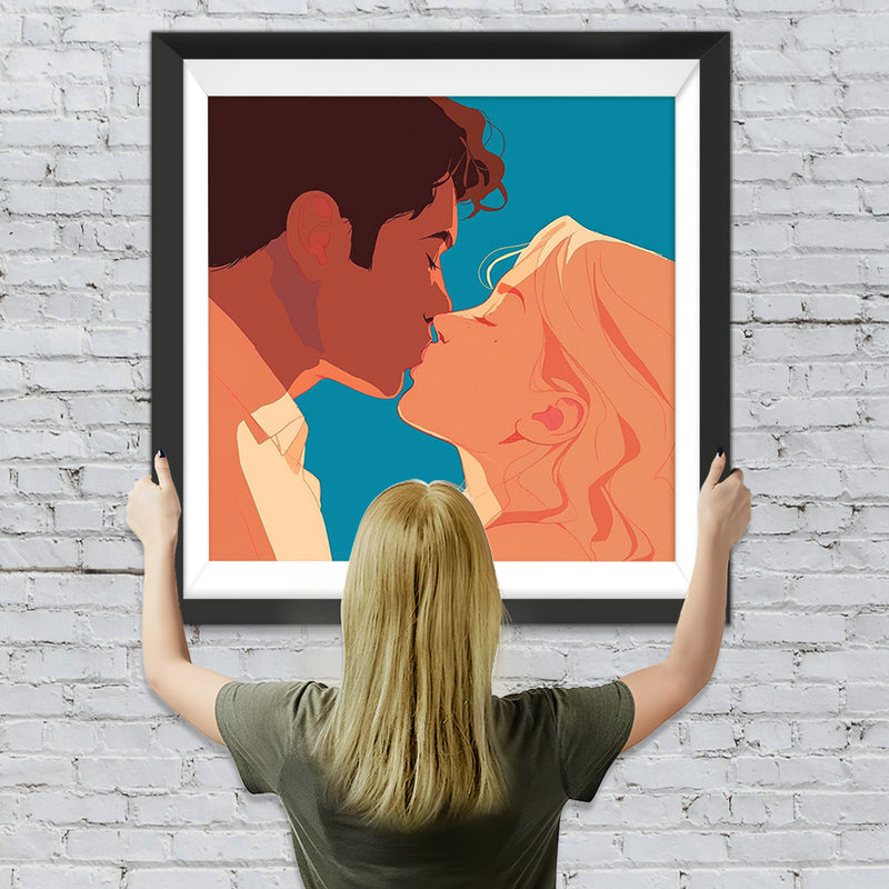 Küssendes Paar Diamond Painting