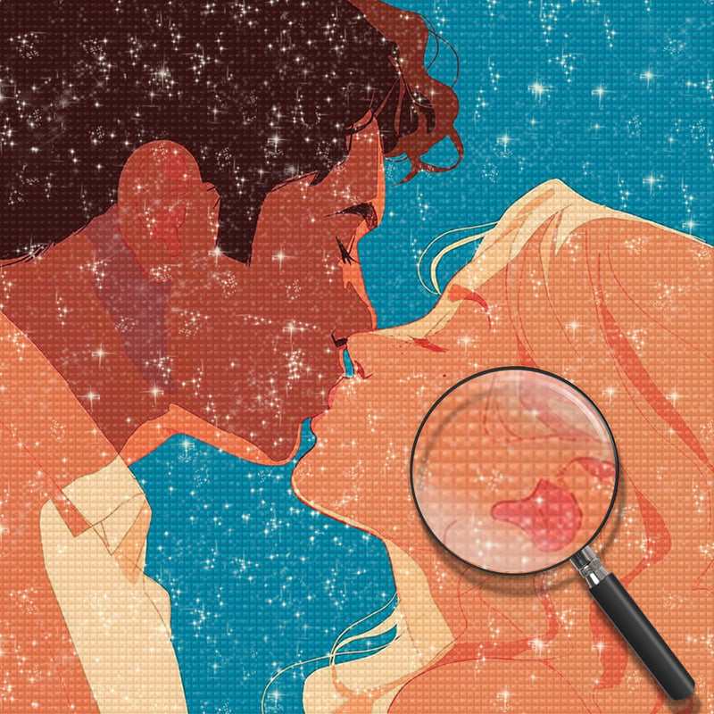 Küssendes Paar Diamond Painting