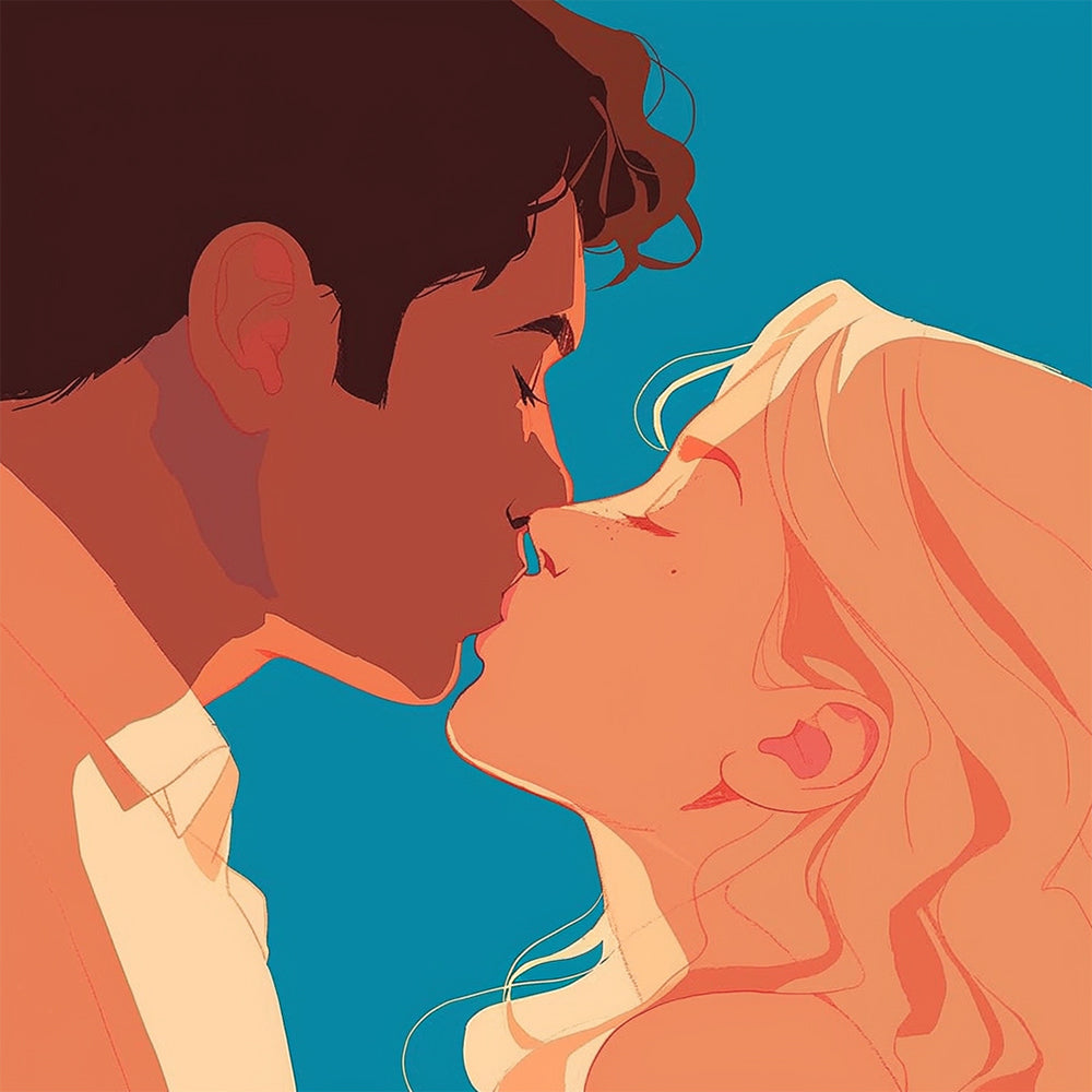 Küssendes Paar Diamond Painting