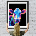 Kuh im Pop-Art-Stil Diamond Painting