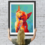 Lachende Katze Diamond Painting