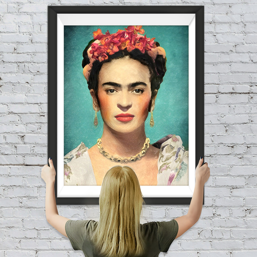 Lächelnde Frida Kahlo Diamond Painting