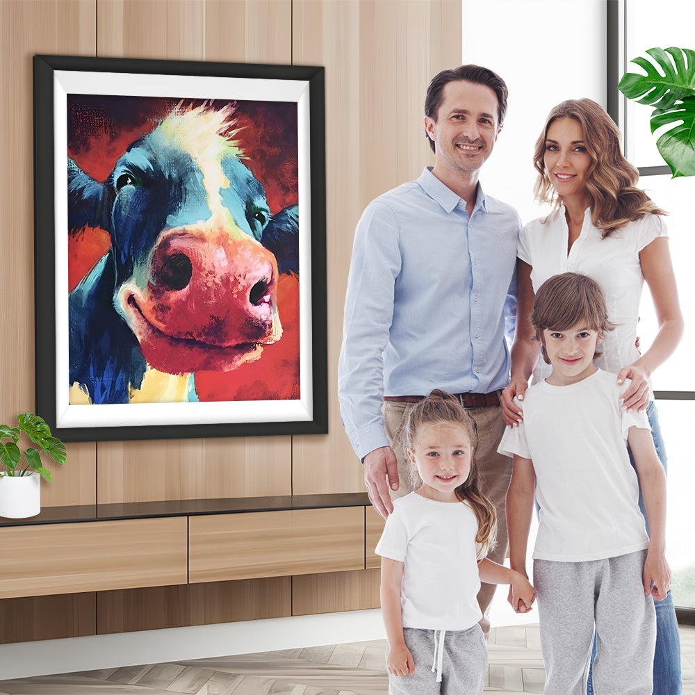 Lächelnde Kuh Diamond Painting