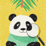 Lächelnder Cartoon-Panda Diamond Painting