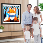 Lächelnder kleiner Fuchs Diamond Painting